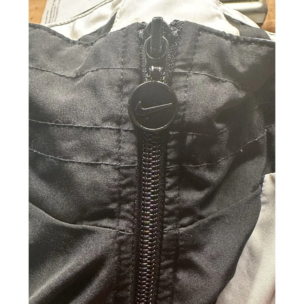 Nike Black/White Zip Up Track Jacket